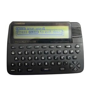 Franklin Language Master Model LM-4200 Talking Electronic Dictionary Thesaurus